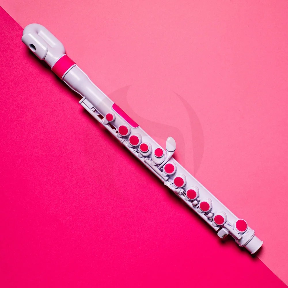 Flauta JFlute 2.0 Nuvo N-220JFPK Blanca y Rosa